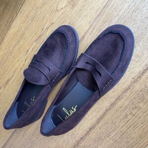 Lulu's Brown Flats Suede Loafers